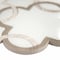 Msi Bianco Quatrefoil SAMPLE Polished Marble Mesh-Mounted Mosaic Tile ZOR-MD-0291-SAM - alternate 2